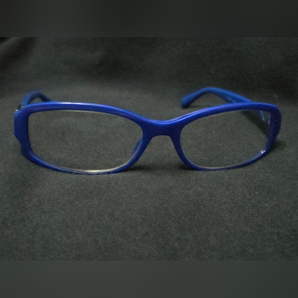 EUC PRADA PR 10NV Eyeglasses DAK1O1 Blue 53-16-135 - Picture 2 of 8